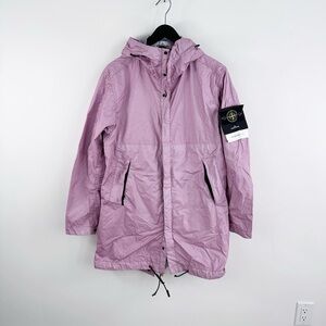 Stone Island Membrana 3L TC Hooded Jacket - Lavender